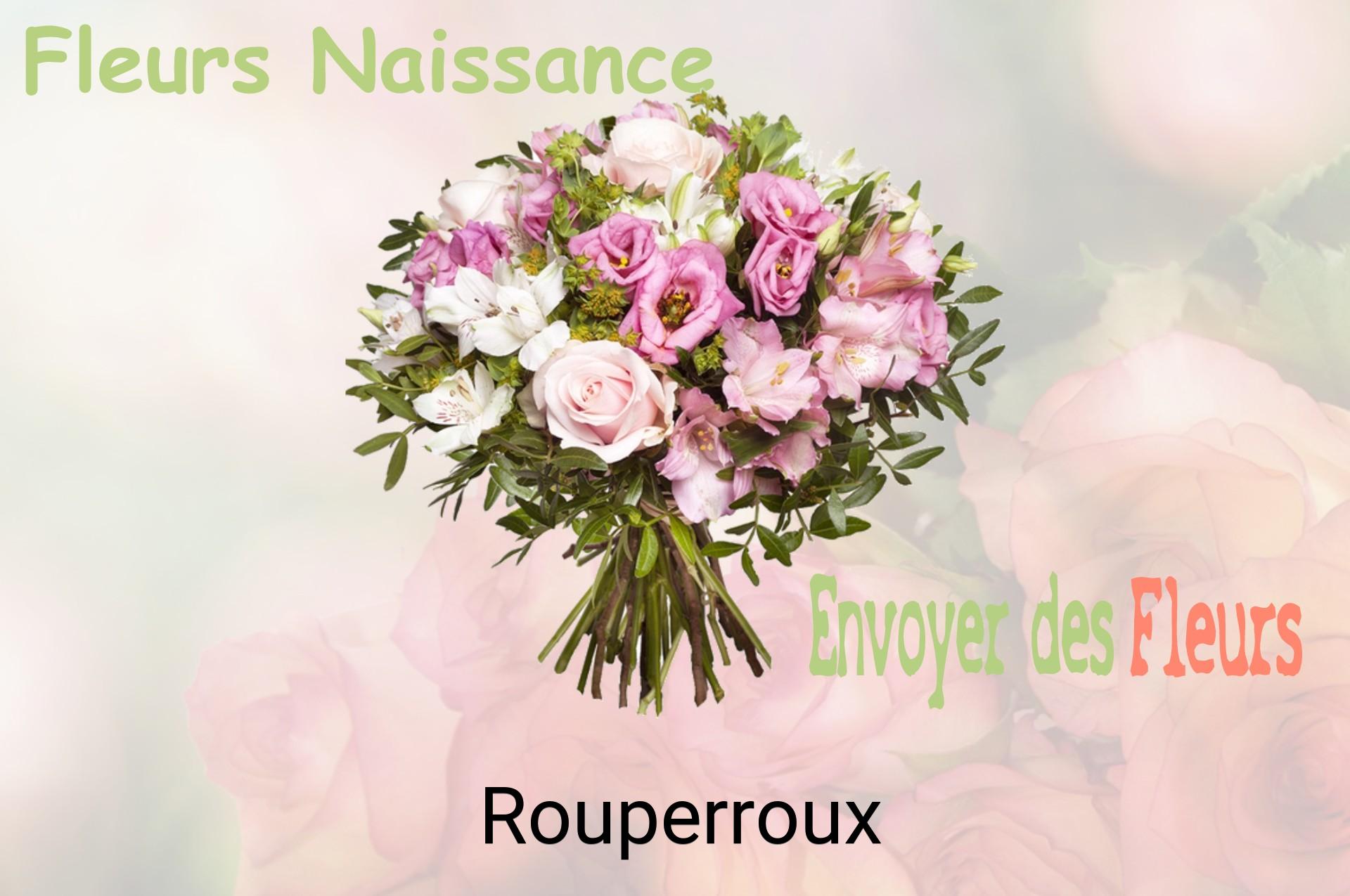 Bouquet de fleurs de naissance livré à Rouperroux